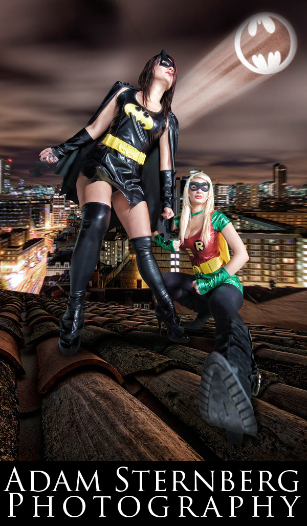 Male and Female model photo shoot of Shot By Adam, Madelon Jeanne and Miss Mariah  in Gotham City, digital art by NO REGRETZ GRFX