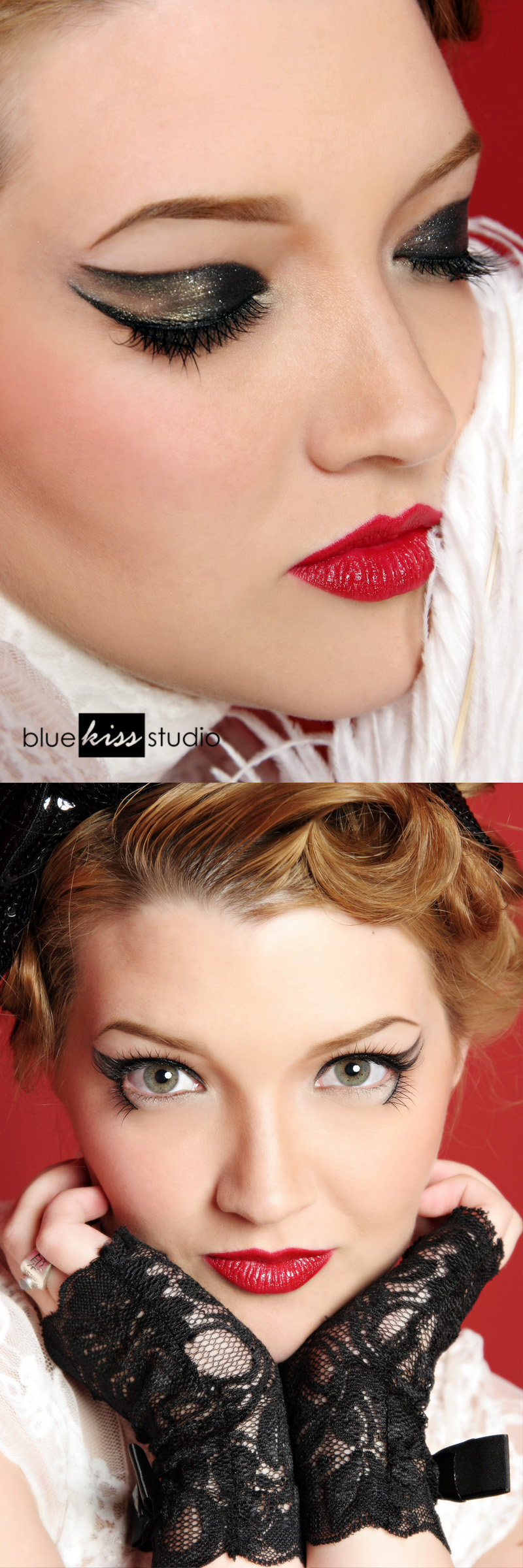 Female model photo shoot of Blue Kiss Studio in Pineville, NC, makeup by Nou Yang