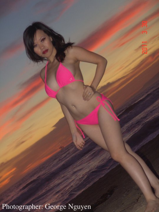Female model photo shoot of Cindee Mikka in Huntington Beach
