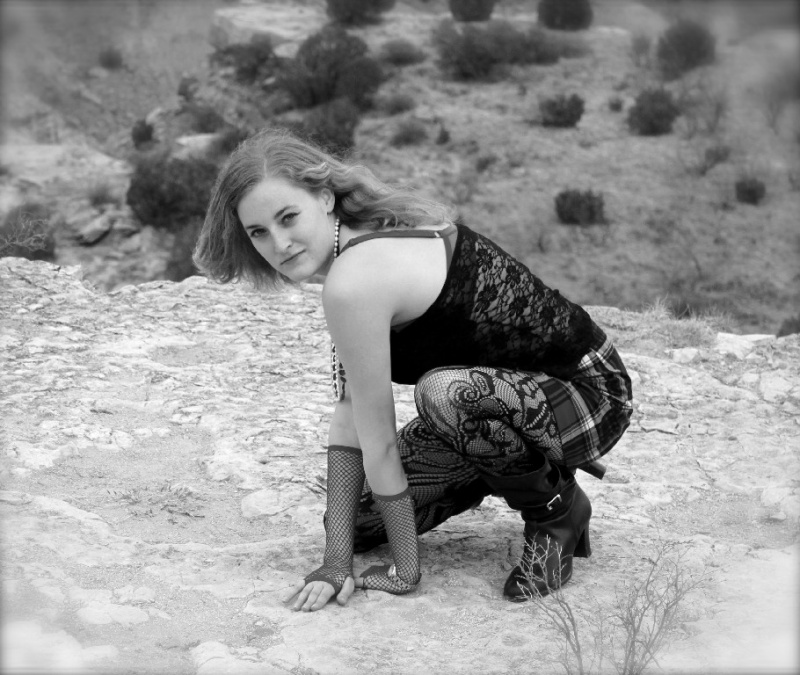 Female model photo shoot of Ellen Marie D in Palo Duro Canyon