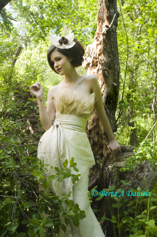 Female model photo shoot of Berta Daniels, clothing designed by Seams Couture