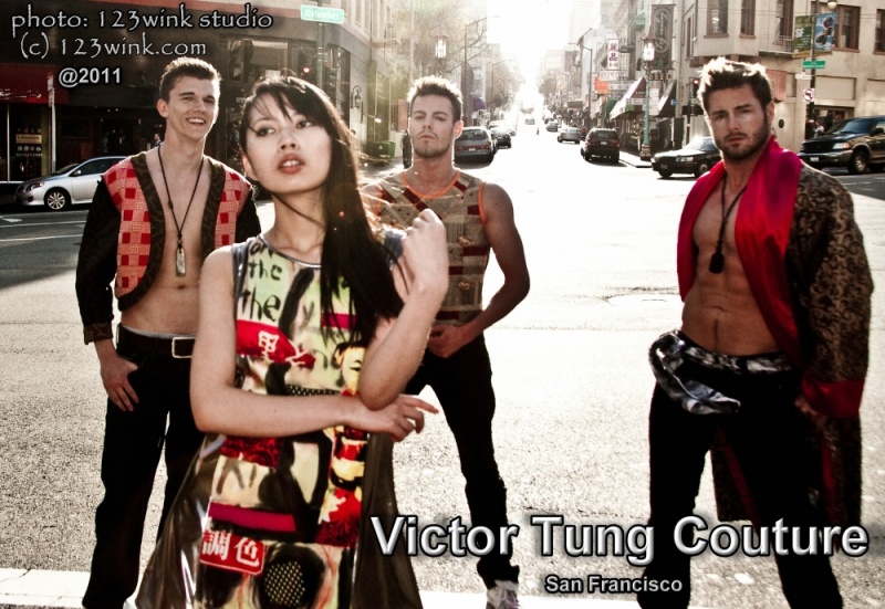 Male model photo shoot of Victor Tung Couture in San Francisco