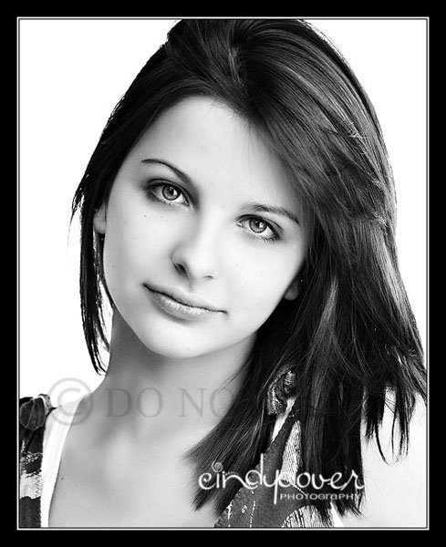 Female model photo shoot of Alyssa bell in Cindy Dover Photography studio