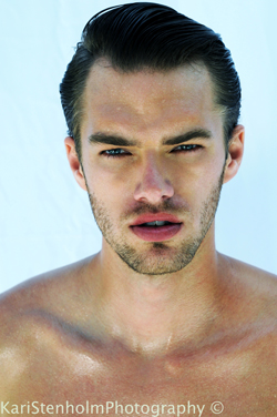 Male model photo shoot of James Hix