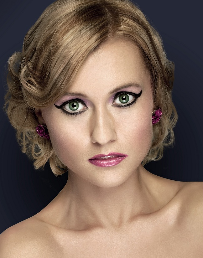 Female model photo shoot of Sheer Glamour Makeup by miss ernie in AMUA Studio