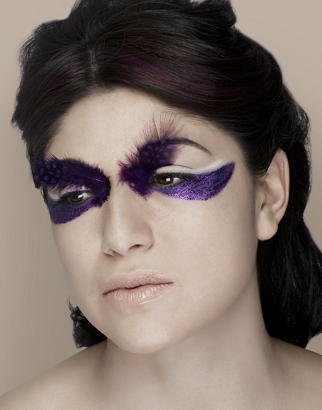 Female model photo shoot of Sheer Glamour Makeup by miss ernie in AMUA Studio