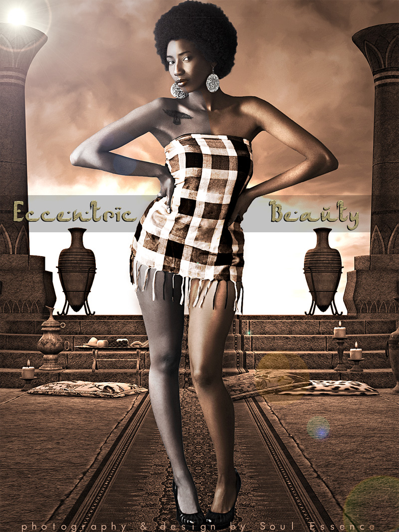 Female model photo shoot of Eccentric-Beauty by Soul Essence in Soul Essence Studios