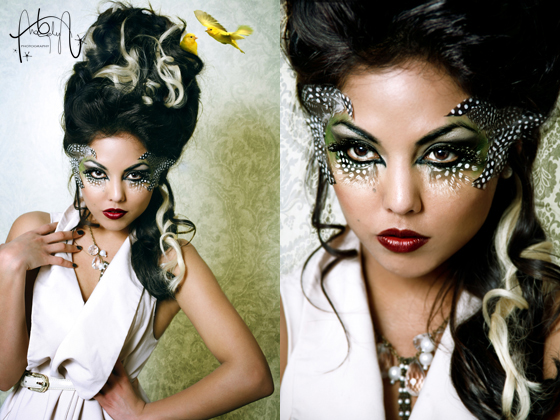 Female model photo shoot of Ana Gely A Photography and Jen nifer A in London, UK, makeup by Katie Wilton