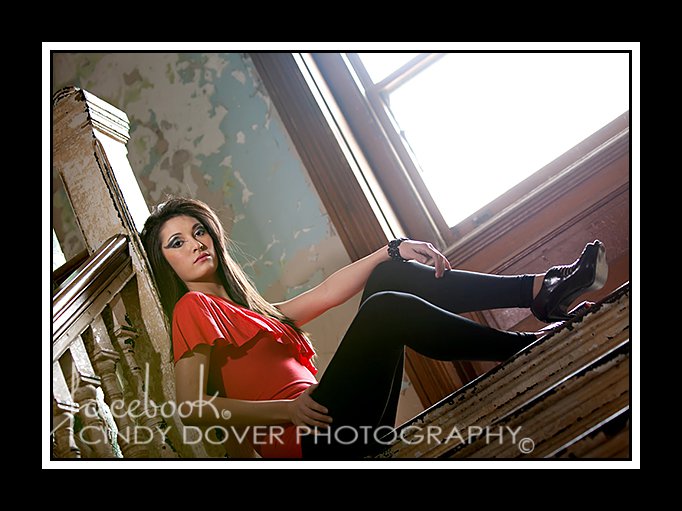 Female model photo shoot of Makeup By Maddy in Ohio State Reformatory-Mansfield