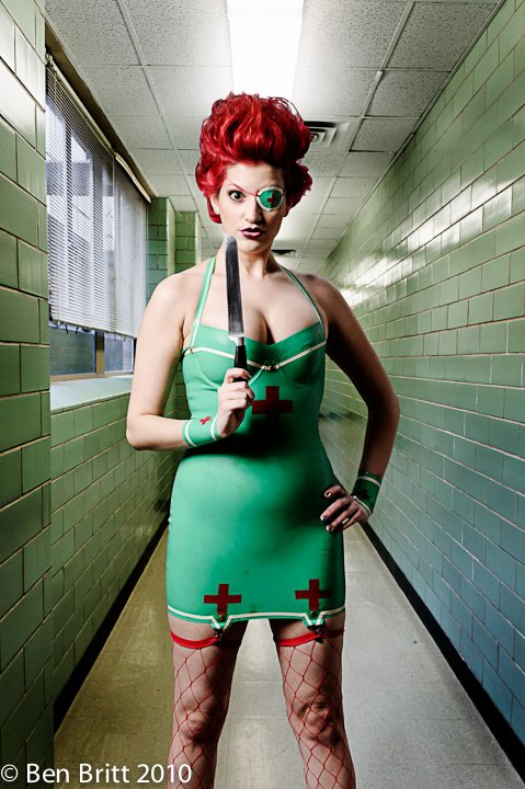 Female model photo shoot of Dollskin Designs Latex and Zamra Dollskin by Ben Britt Photography, makeup by V for Vermuth