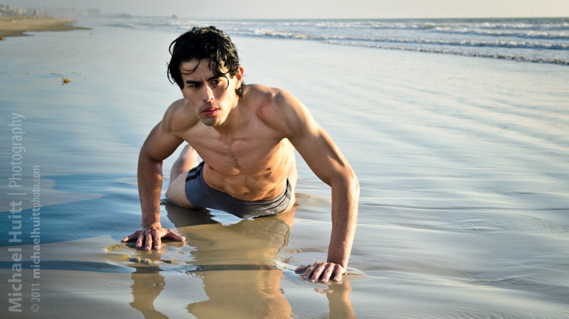 Male model photo shoot of Sergio C by Michael Huitt in Cocoa Beach, FL