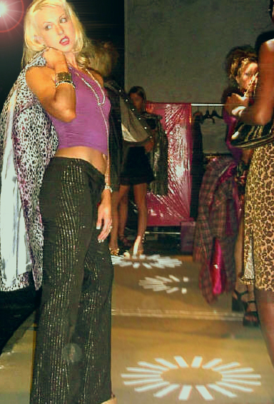 Female model photo shoot of SaZ C in Live onstage @ Wett Bar in Yaletown, wardrobe styled by SaZ C
