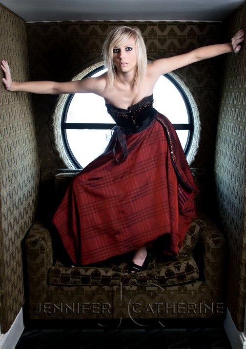Female model photo shoot of Kate Warmels in Blackstone Hotel, Chicago, IL