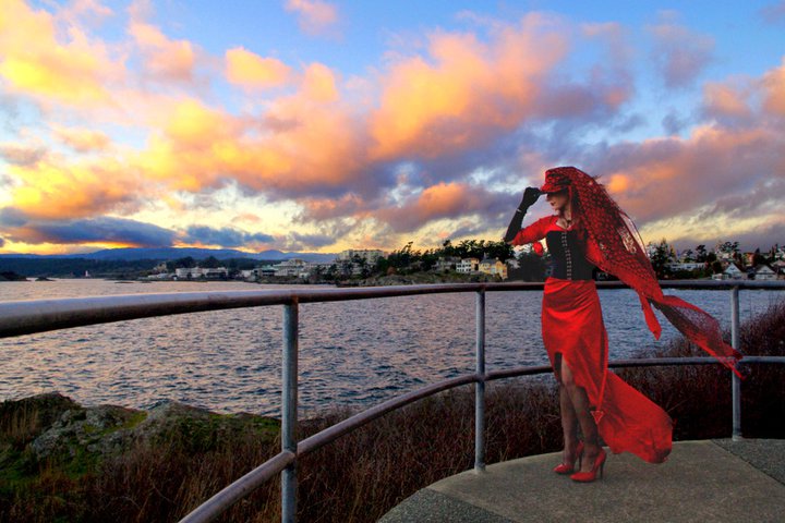Female model photo shoot of Imogenetic by Jason Tice Photography in Saxe Point, Vancouver Island