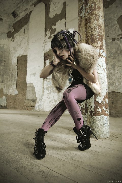 Female model photo shoot of umami___ by Lady C Photography in Ohio State Reformatory