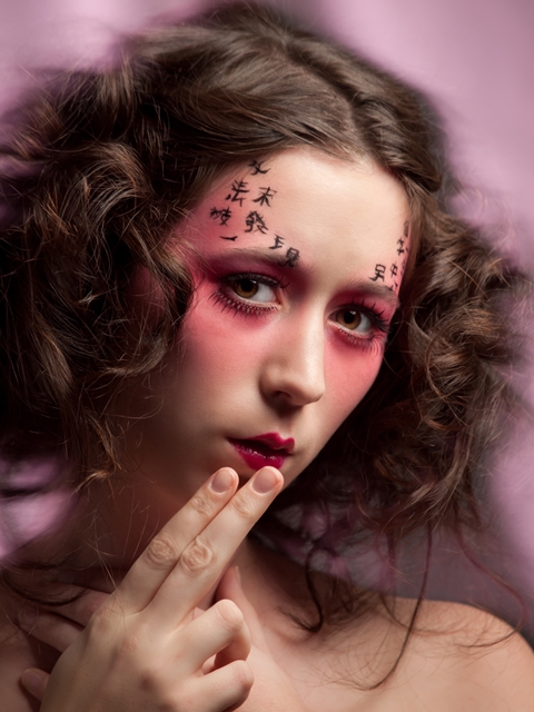 Female model photo shoot of NS Makeup and Chloe G by Lloyd K Barnes