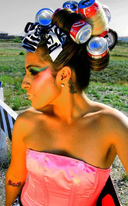 Male and Female model photo shoot of G tha HairStylist and Tisa Rodriquez
