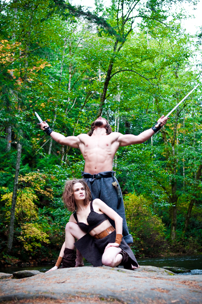 Male and Female model photo shoot of Clayton88 and Beasic by Jen Martin Studios