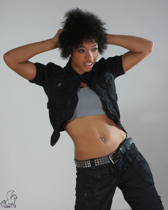 Female model photo shoot of TeonnaT by Chimera Studios in Lincoln Ne in studio