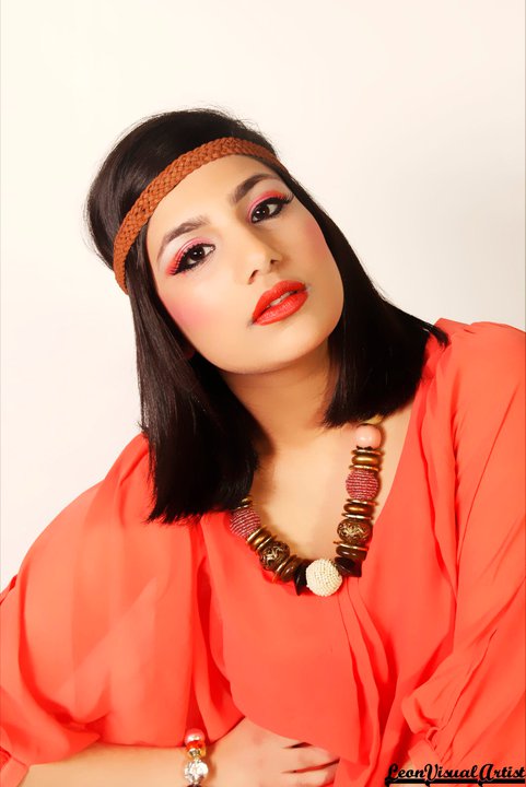 Female model photo shoot of Al-Mara Make Up Artist