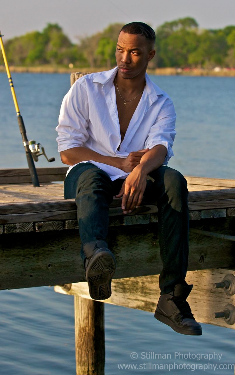 Male model photo shoot of Norrece Phillips by Stillman Photography in White Rock Lake
