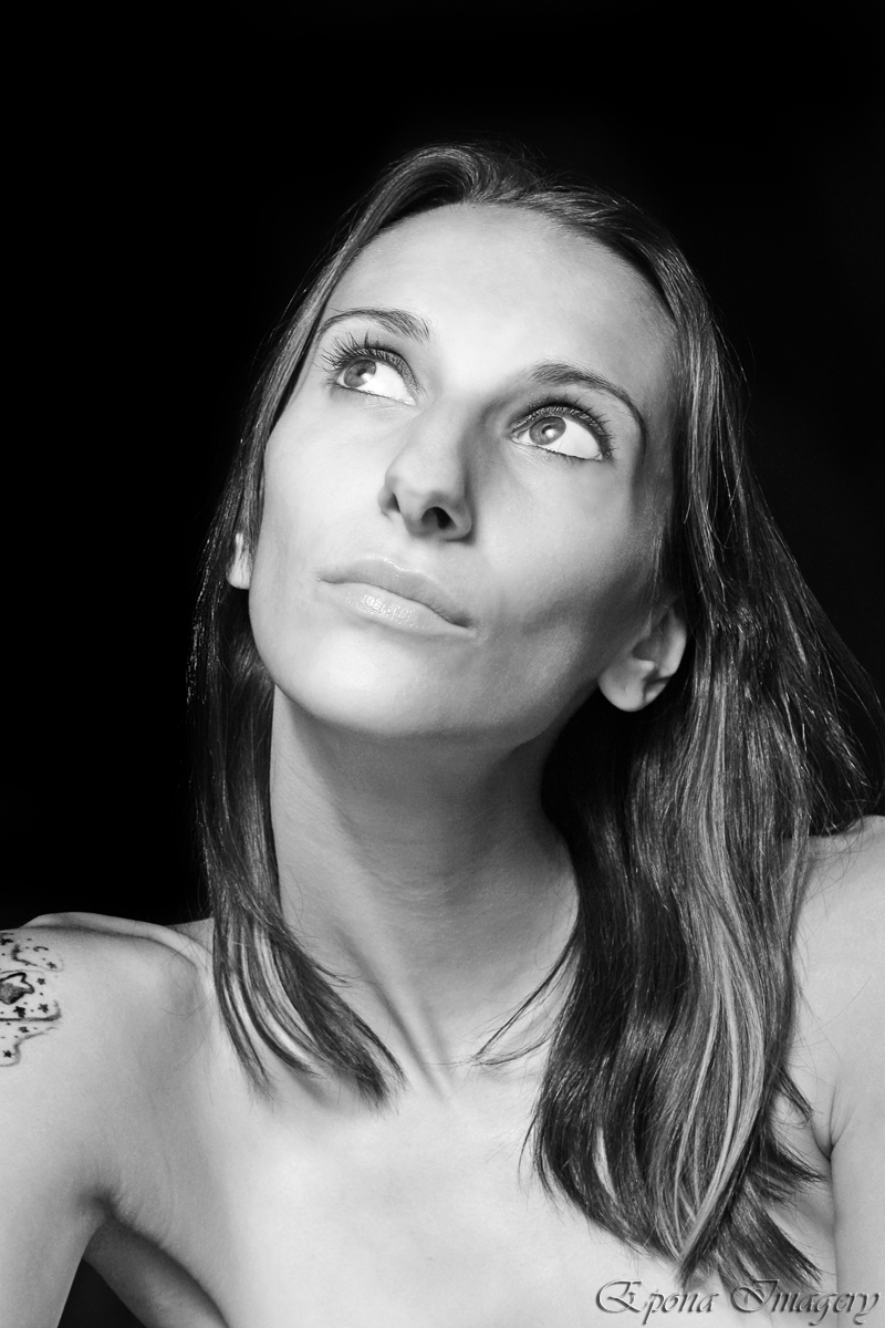 Female model photo shoot of tattooed soul