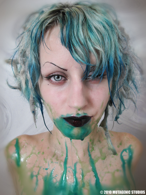 Female model photo shoot of -Jennx Medusa Pop- by Mutagenic Studios in Ottawa