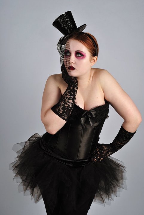 Female model photo shoot of Aberdeen Wardrobe and ZombieSaz by Mike Fraser-Photography, makeup by Emma Jane Donaldson