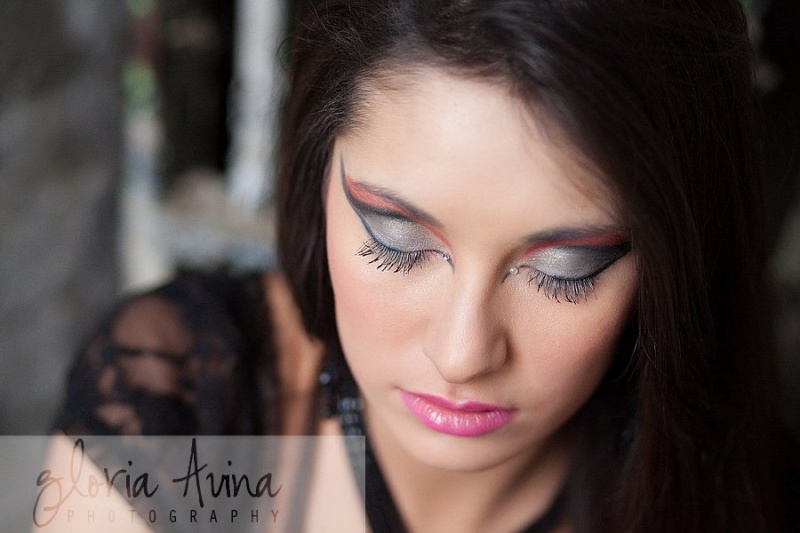 Female model photo shoot of Makeup By Maddy by Gloria Avina