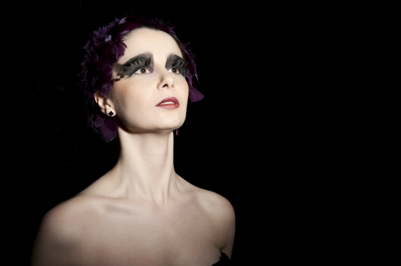Female model photo shoot of JadeBP by Raphael Grasset in Paris, makeup by Mika A