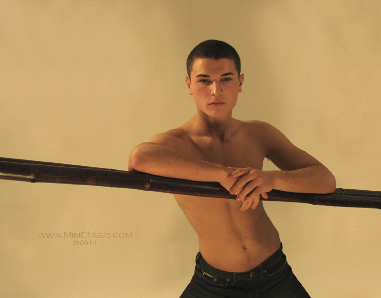 Male model photo shoot of Mike Tossy in In the Studio
