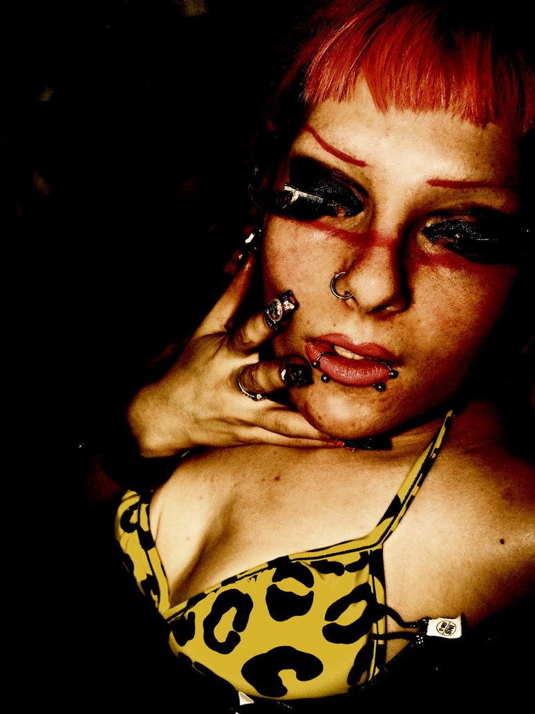 Female model photo shoot of Babydoll of Doll Meat in some drunken evening