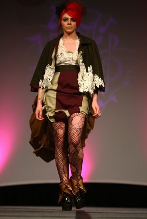Female model photo shoot of KikiJean in Goodwill Glitter Gala 2010