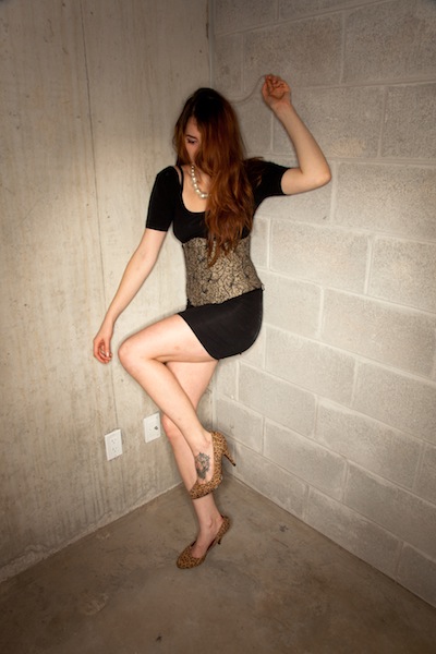 Female model photo shoot of Kay Modernize Sew by renaissant