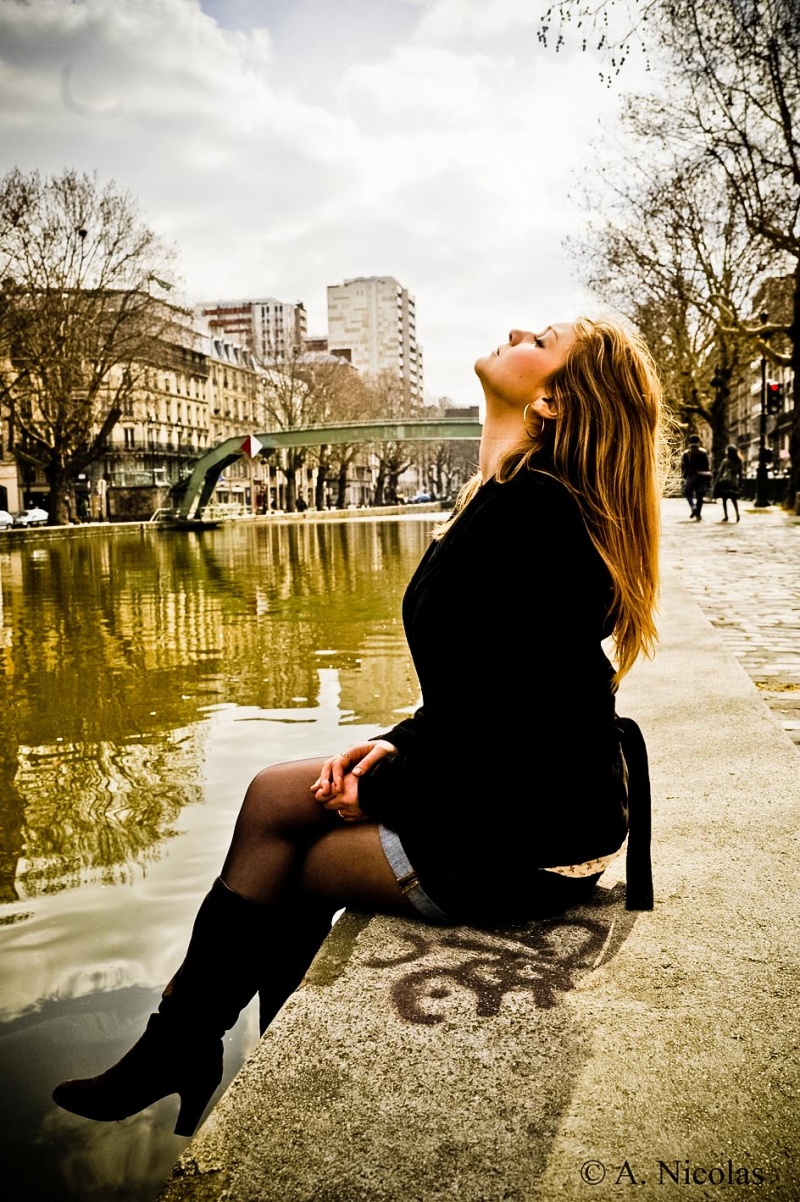 Female model photo shoot of Anouck Ns in Paris
