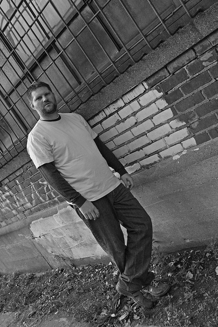Male model photo shoot of Question1 by April A Taylor in Downtown Detroit, MI
