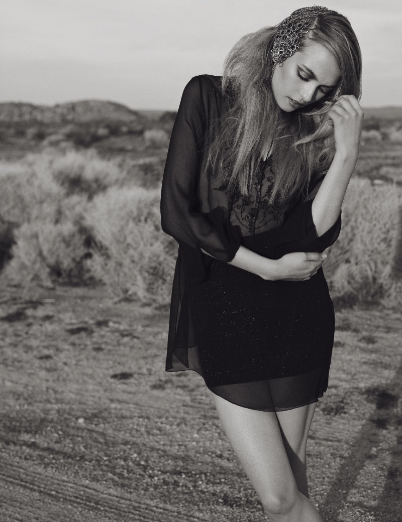 Female model photo shoot of Celeste Fields by Max Hoell, makeup by Dana Delaney