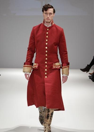 Male model photo shoot of Christopher Strzelecki in London fashion week F/W 2011