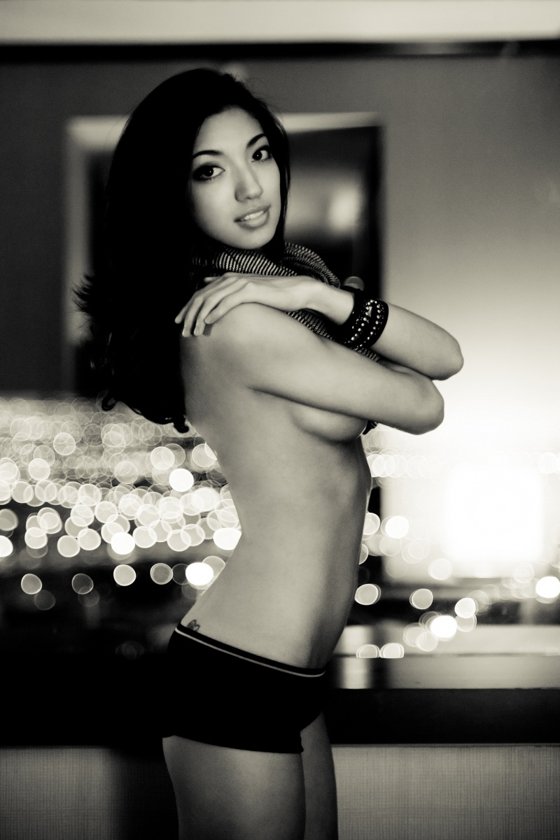 Female model photo shoot of Andrea Yen by IL MARE Photography in Vdara Hotel in Las Vegas