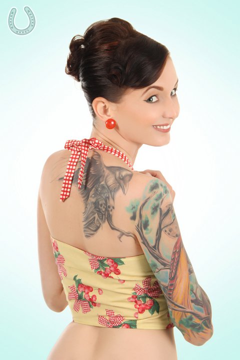 Female model photo shoot of Allie Towell by Lone Star Pin-up