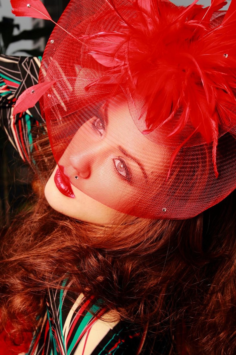 Female model photo shoot of Miranda Moon, makeup by PowderAndGlory
