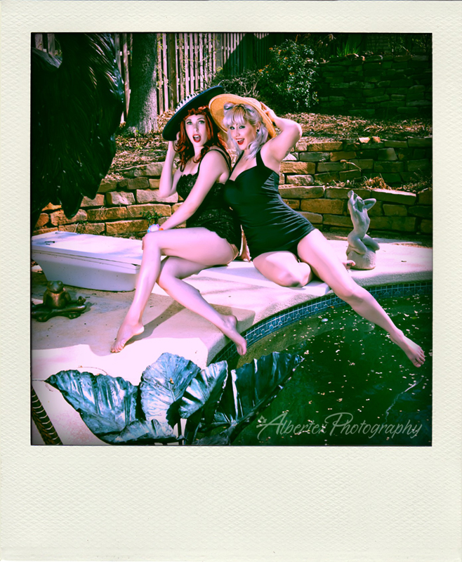 0 and Female model photo shoot of Albertex Photography, Lorelei Lee and Flossie Carmichael in The pool