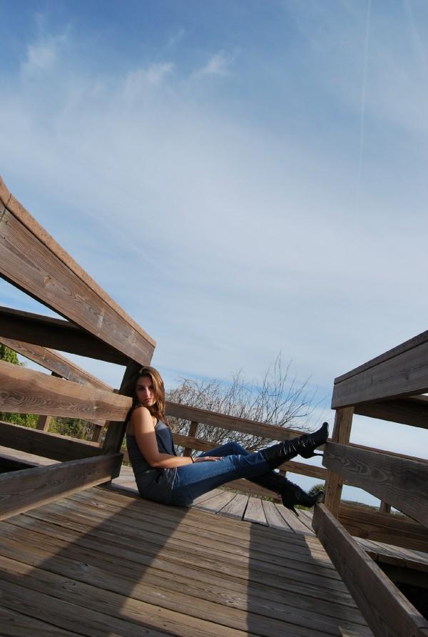 Female model photo shoot of Lauren JoAnne in Turtle mound nsb florida