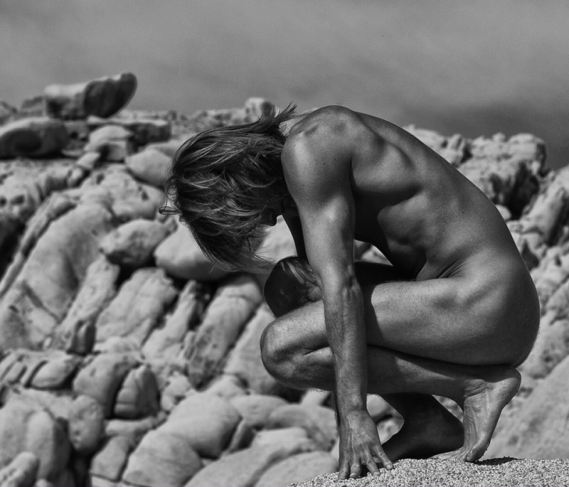 Male model photo shoot of James of The Jungle in Joshua Tree Ca.