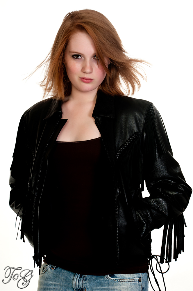 Female model photo shoot of Amanda  C by Black Cat Modeling
