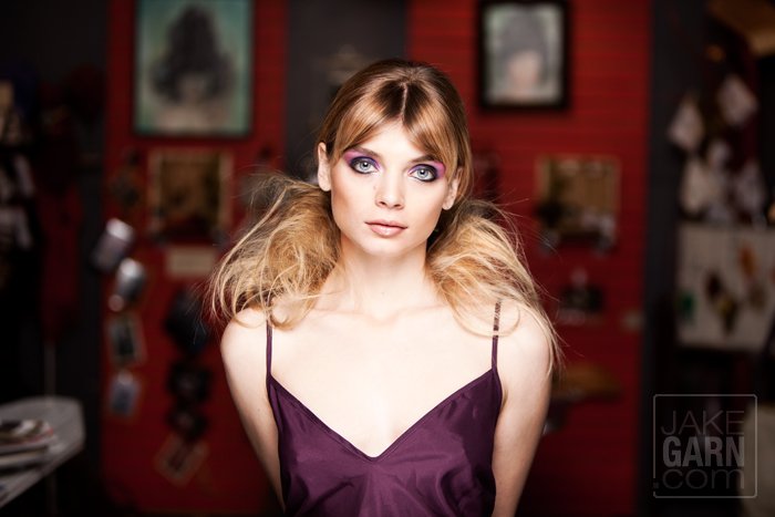 Female model photo shoot of Apocalipstick by Jake Garn in slc, ut, hair styled by Steven Robertson
