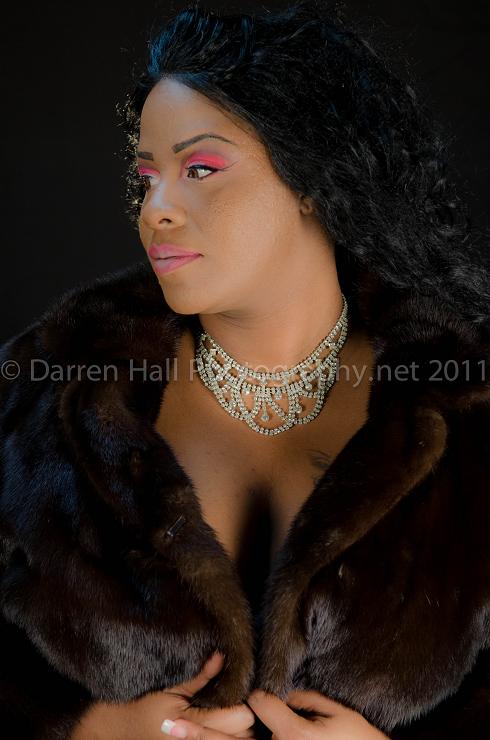 Female model photo shoot of Moor-ena El by Darren Hall Photography in Sacramento, CA, makeup by Blaqmune