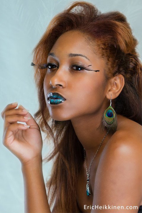 Female model photo shoot of Sincerely Cymone by Eric Heikkinen, makeup by Moira Asheland MUA