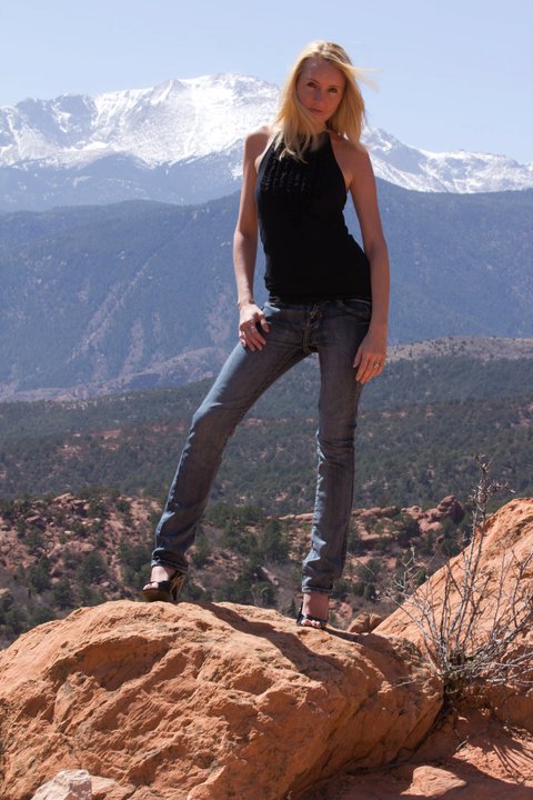 Female model photo shoot of Dani DF by Motion Photography in Garden of the Gods