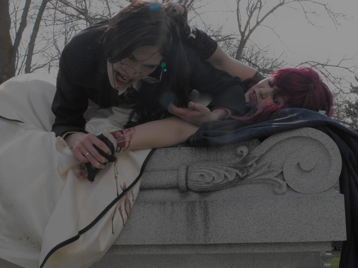 Male and Female model photo shoot of Love_Like_Winter and Morticia Enslavement by KaitlynSunny in SLC Utah